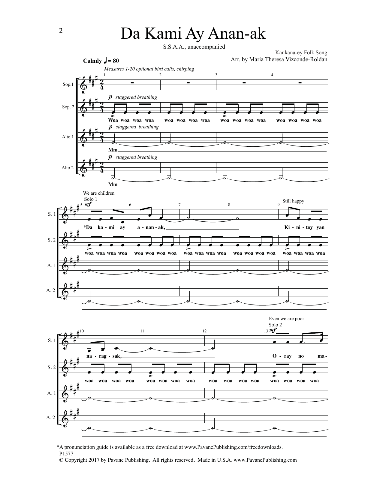Produktgalerie: Seite 1 von 1 Da Kami Ay Anan-Ak, Maria Theresa Vizconde-Roldan, Chor