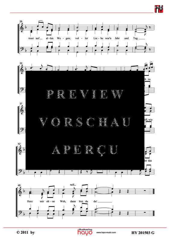 gallery: Sehnsuchtsträumerei, , (Gemischter Chor und Orgel/Klavier)