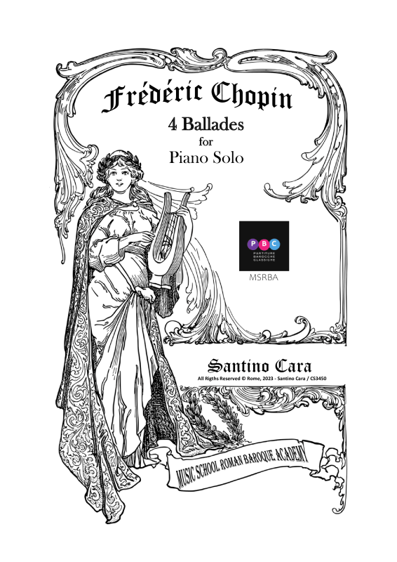 Produktbild zu: 4 Balladen für Klavier - Vollständige PartiturenFrédéric Chopin