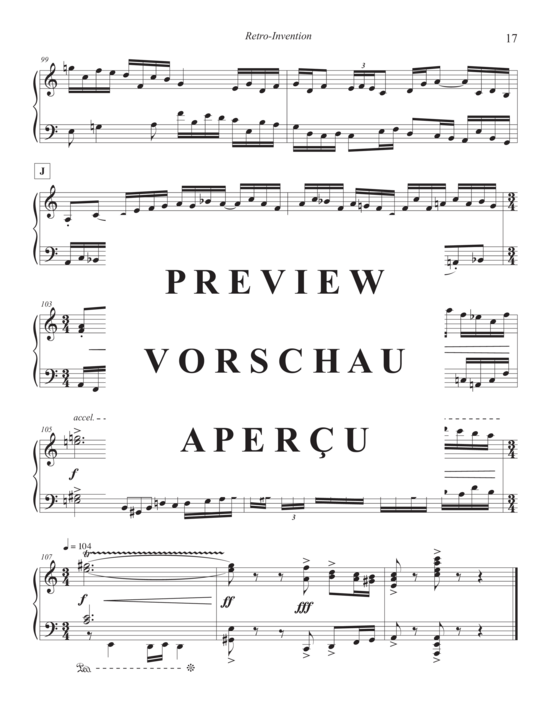 Product gallery: Page 20 of 20 Toccata and Retro-Invention , , Piano Solo
