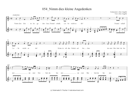 Product picture to: Nimm dies kleine Angedenken 