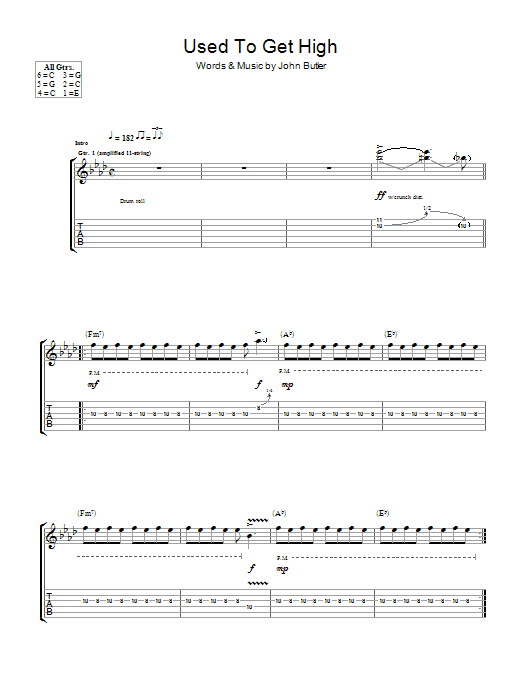 Produktgalerie: Seite 1 von 1 Used To Get High, John Butler, Gitarre