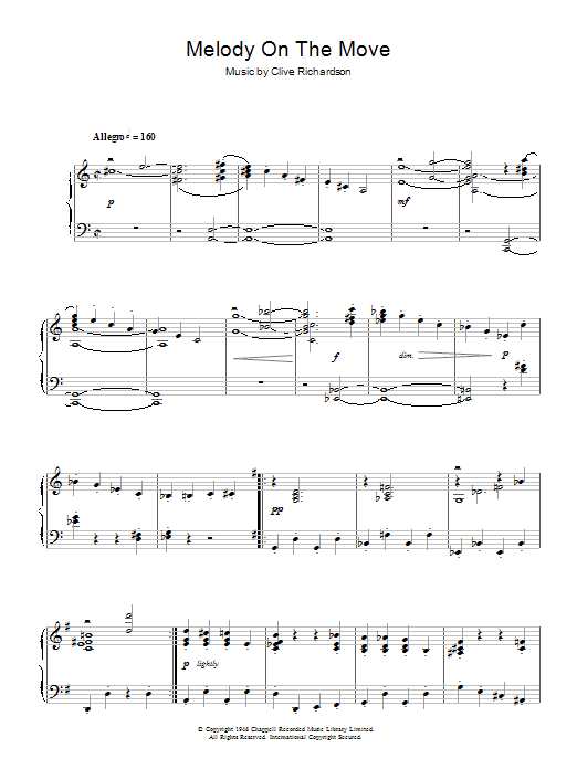 Product gallery: Page 1 of 1 Melody On The Move, Clive Richardson