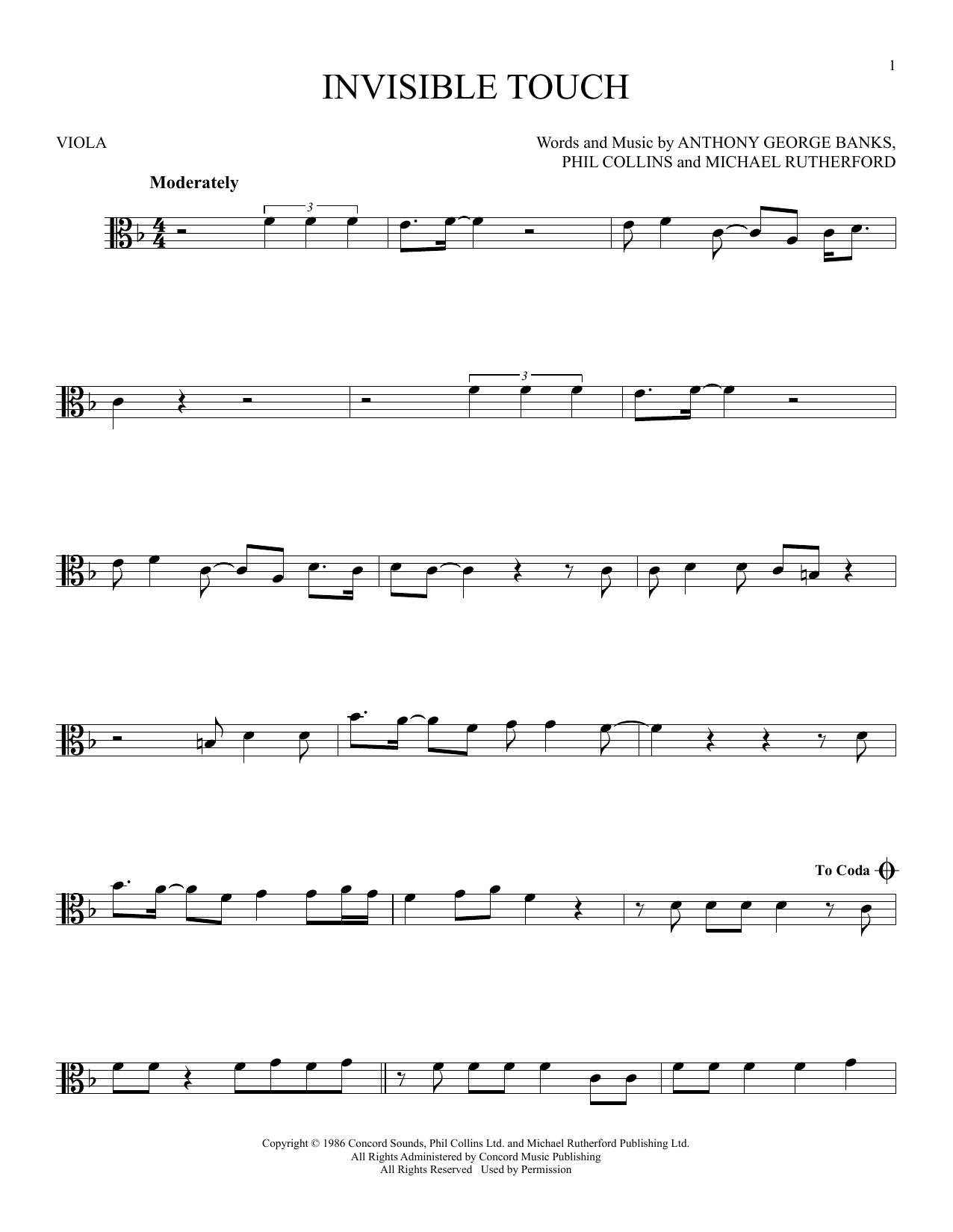 Product gallery: Page 1 of 1 Invisible Touch, Genesis