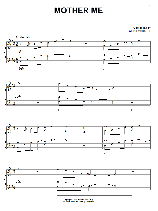 Produktbild zu: Mother Me (from Black Swan)