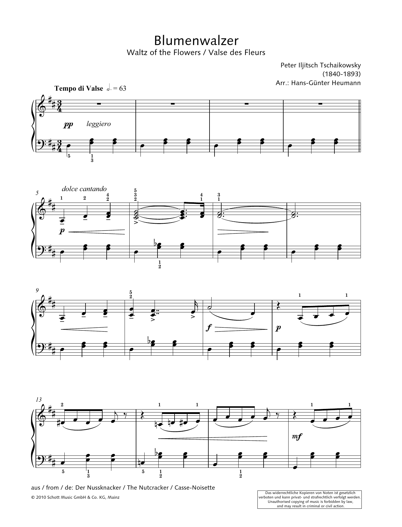 Product gallery: Page 1 of 1 Waltz of the Flowers, Hans-Gunter Heumann