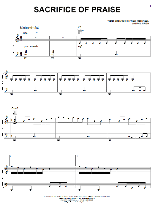 Product picture to:  Sacrifice Of Praise - Steve Green