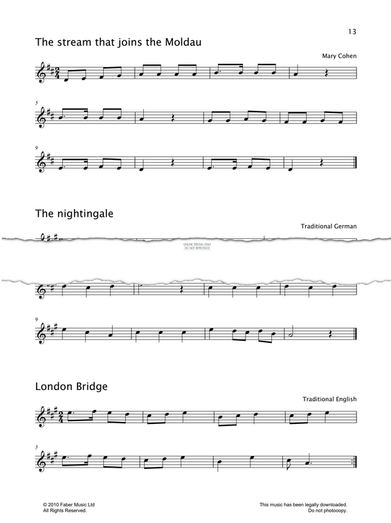 Produktgalerie: Seite 1 von 1 London Bridge, English Traditional, Violine