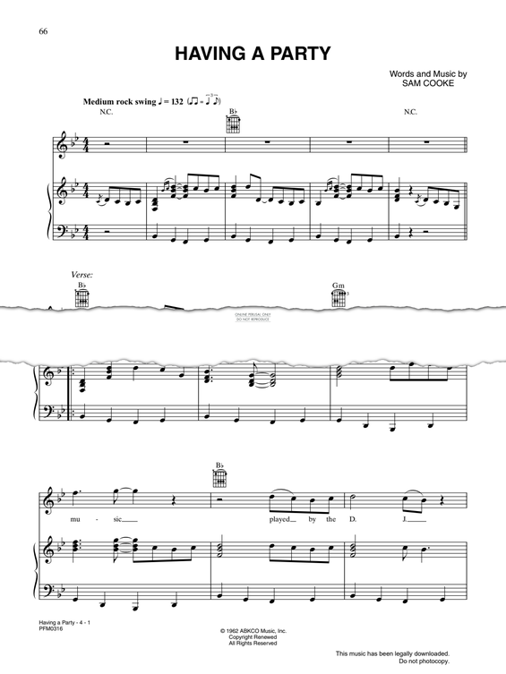 gallery: Having A Party, Sam Cooke