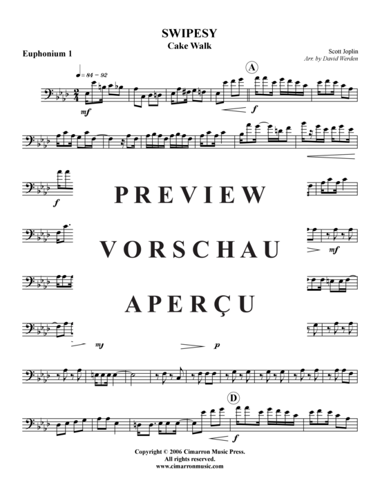 Product gallery: Page 6 of 17 Swipesy Cake Walk , , (Tuba Quartet: 2x Baritone, 2xTuba)