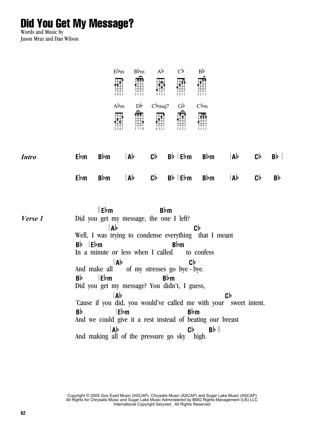 Product gallery: Page 1 of 1 Did You Get My Message?, Jason Mraz