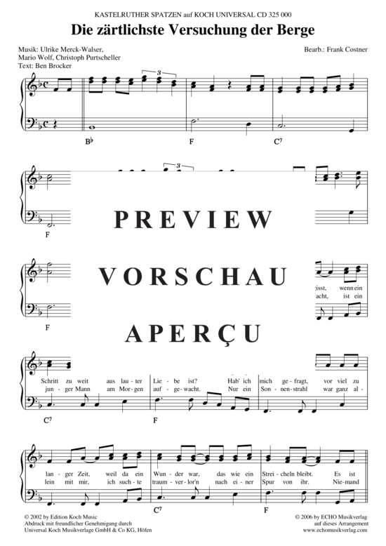 Produktgalerie: Seite 2 von 5 Die zärtlichste Versuchung der Berge, Kastelruther Spatzen,