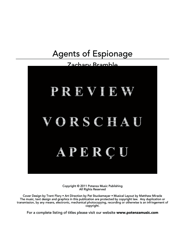 Product gallery: Page 3 of 11 Agents of Espionage, , (clarinet and CD)