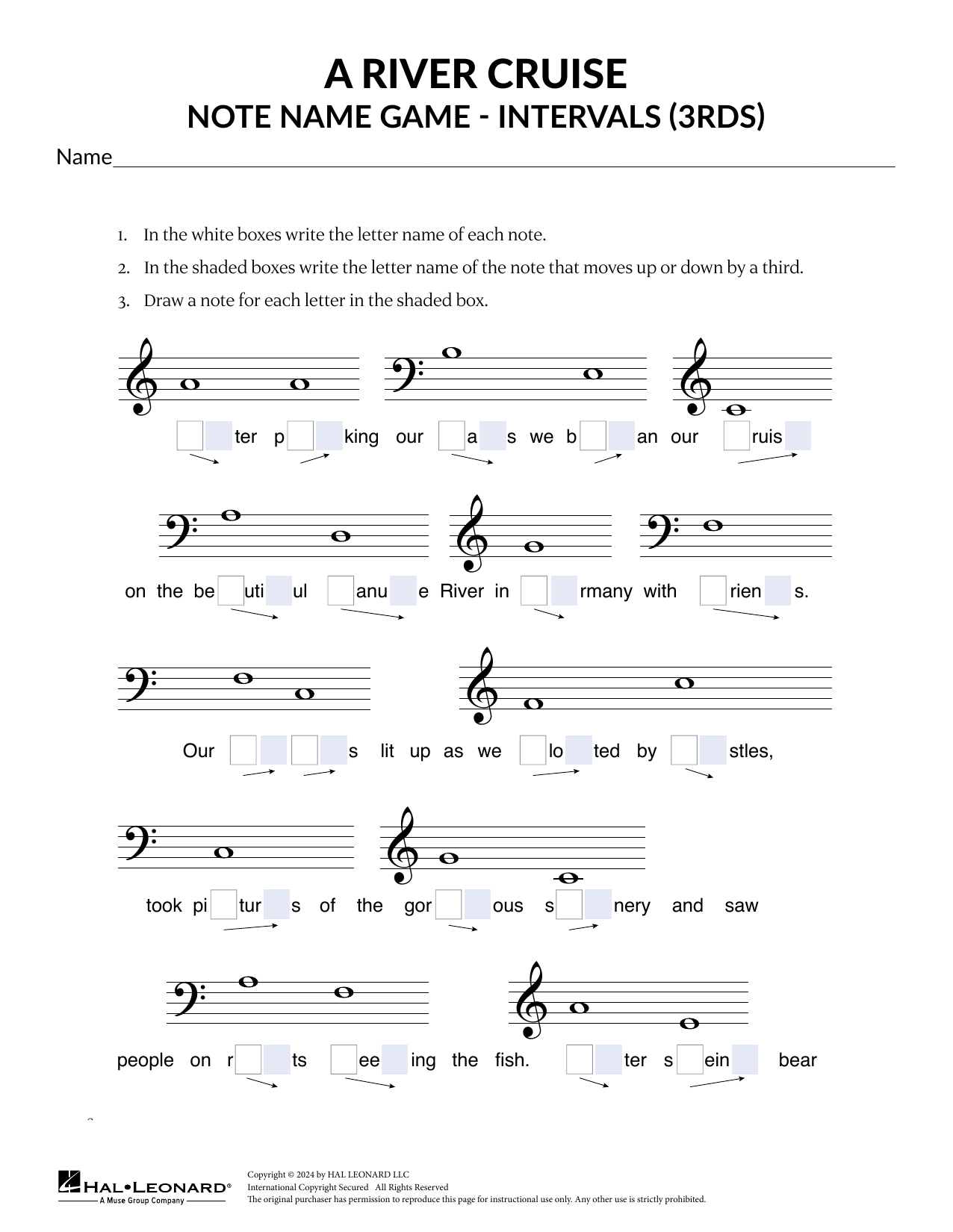 Product gallery: Page 1 of 1 Intervals - 3rds, Karen Harrington