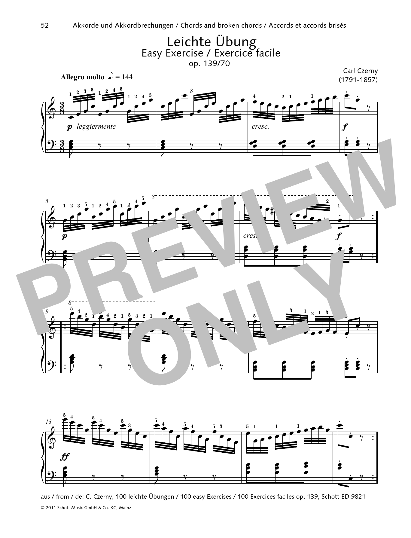 Product gallery: Page 1 of 1 Easy Exercise, Carl Czerny
