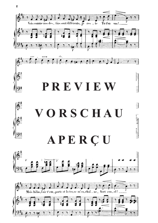 gallery: Le papillon et la fleur Op.1 No.1 , , (Gesang hoch + Klavier)