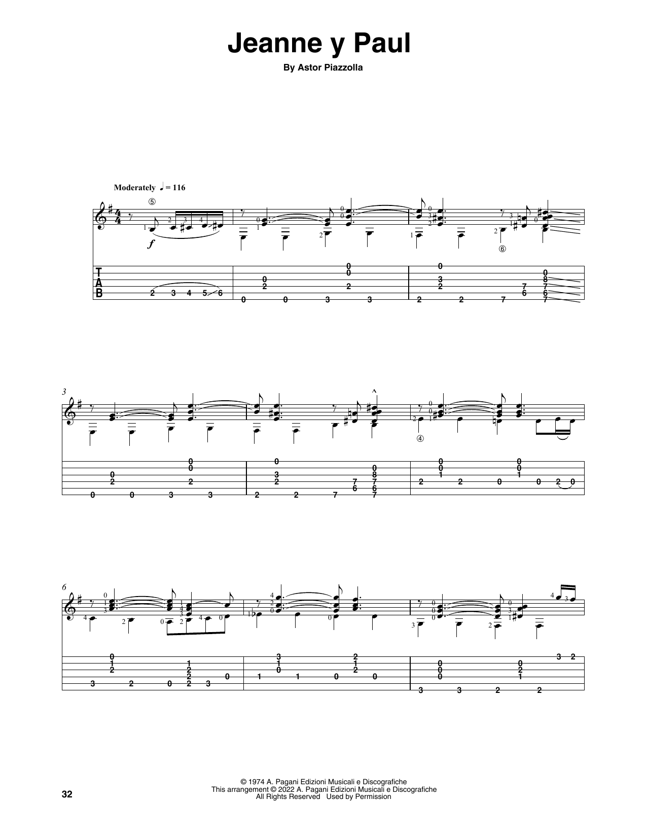 Produktbild zu: Jeanne Y Paul (arr. Celil Refik Kaya)