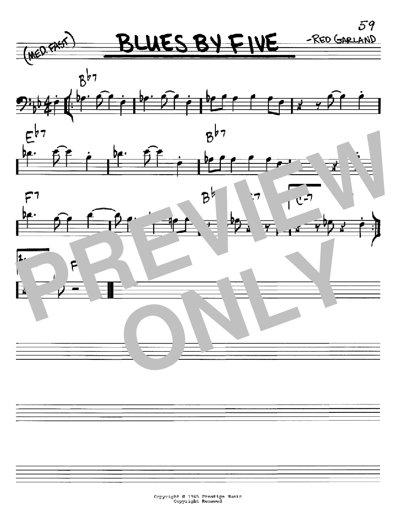 Produktbild zu: Blues By Five