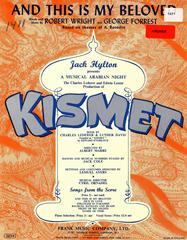 cover: And This Is My Beloved, Robert Wright, Gesang, Gitarre, Klavier