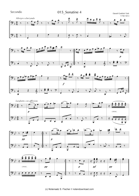 Produktbild zu: Sonatine Daniel Gottlob Türk (1756-1813) 