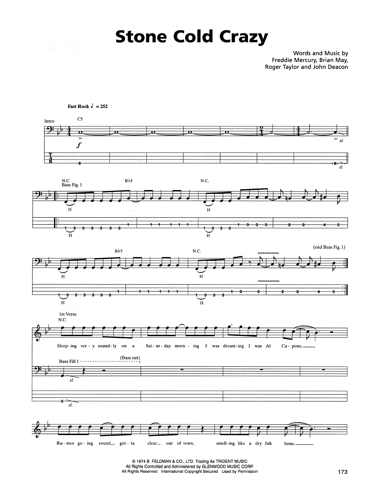 Produktgalerie: Seite 1 von 1 Stone Cold Crazy, Metallica, E-Bass