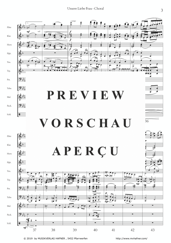 gallery: Unsere Liebe Frau - Choral, , (Großes Blasorchester)