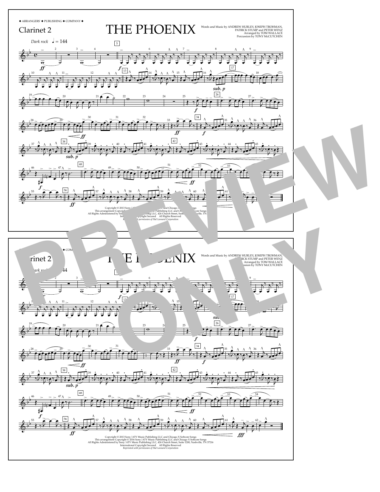 Produktbild zu: The Phoenix - Clarinet 2