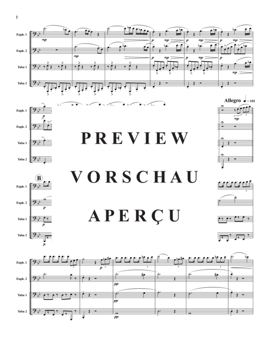 Product gallery: Page 3 of 21 Tancredi Ouvertüre , , (Tuba Quartet: 2x Baritone, 2xTuba)