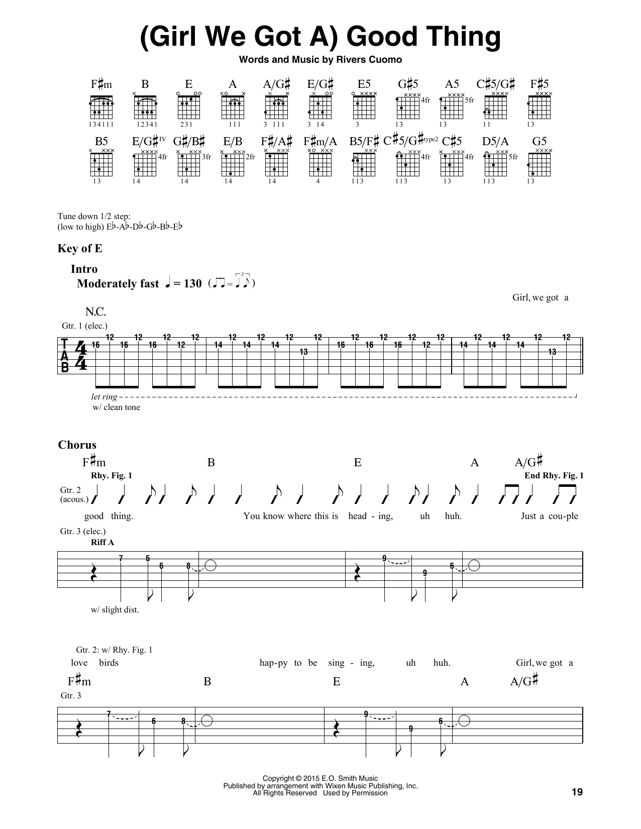 Product gallery: Page 1 of 1 (Girl We Got A) Good Thing, Weezer