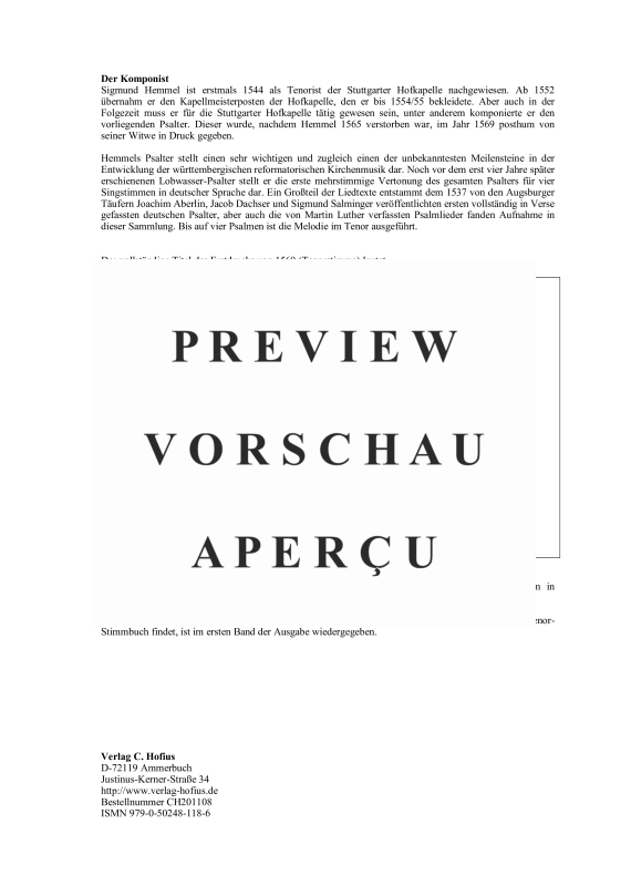 Product gallery: Page 4 of 11 Der gantz Psalter Davids, Bd. 4, Psalm 91 - 120, , (mixed choir)