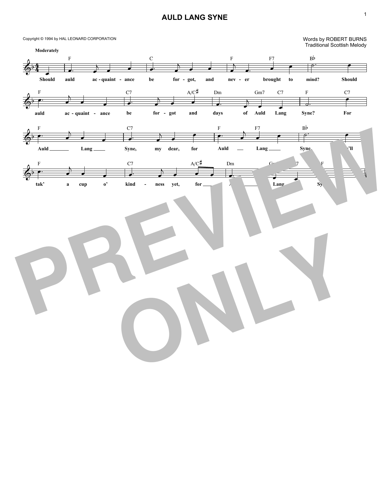 Product gallery: Page 1 of 1 Auld Lang Syne, Robert Burns