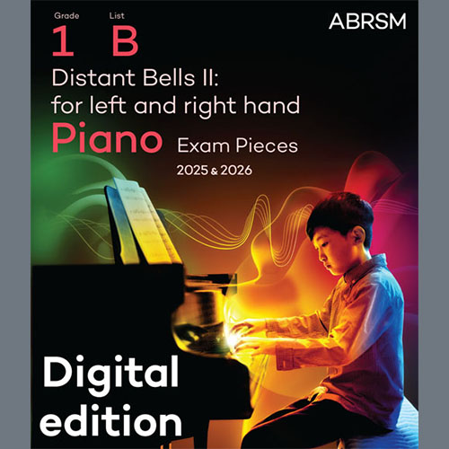 cover: Distant Bells II: for left and right hand (Grade 1, list B, ABRSM Piano Syllabus 2025 & 2026), Louise Drewett