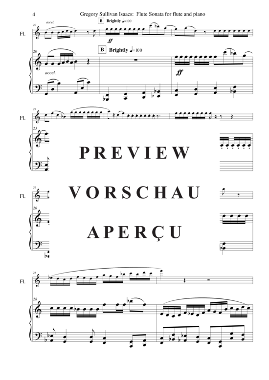 Product gallery: Page 5 of 21 Sonata for Flute and Piano , , (flute + piano)