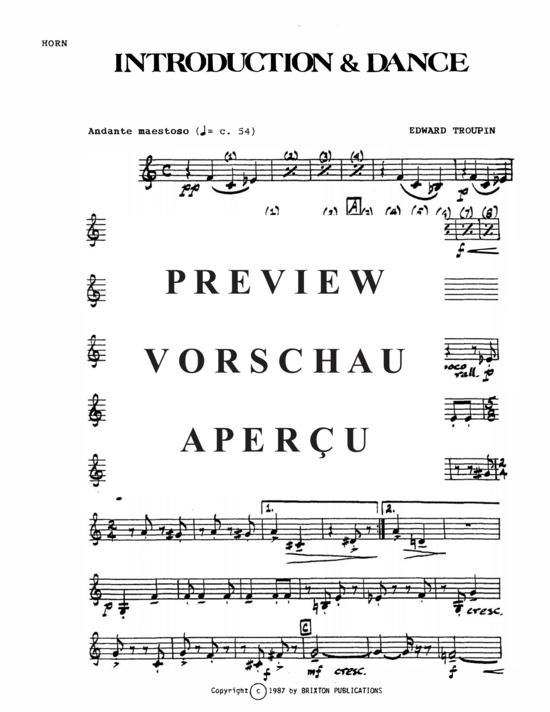 Produktgalerie: Seite 20 von 21 Introduction and Dance , , (Flöte, Oboe, Klarinette, Horn und Fagott)