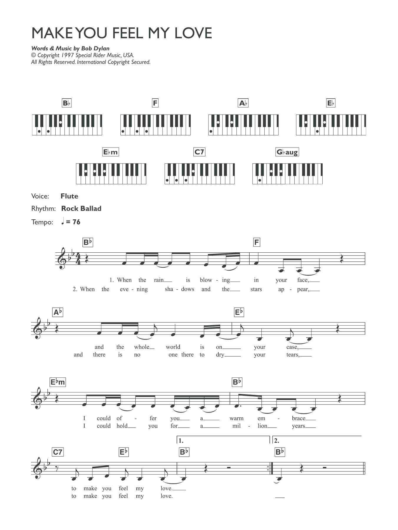 Product gallery: Page 1 of 1 Make You Feel My Love, Adele