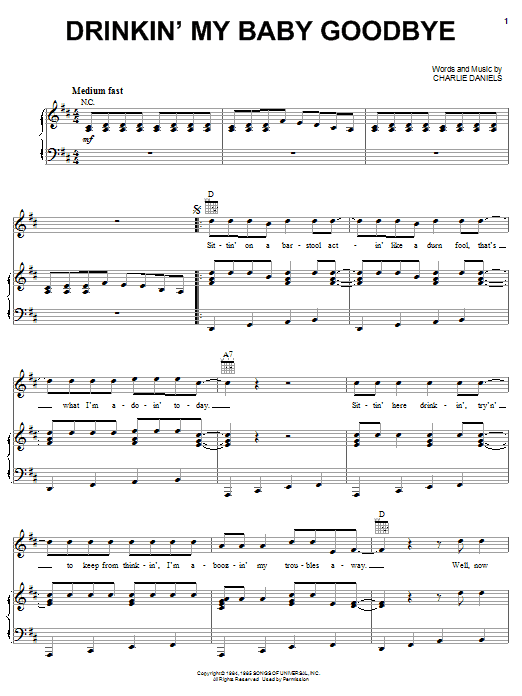 Produktbild zu: Drinkin' My Baby Goodbye