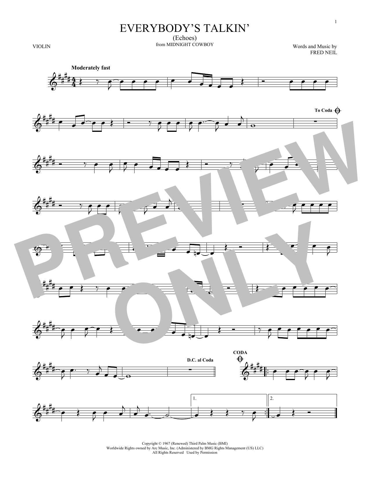 Product gallery: Page 1 of 1 Everybody's Talkin' (Echoes), Harry Nilsson