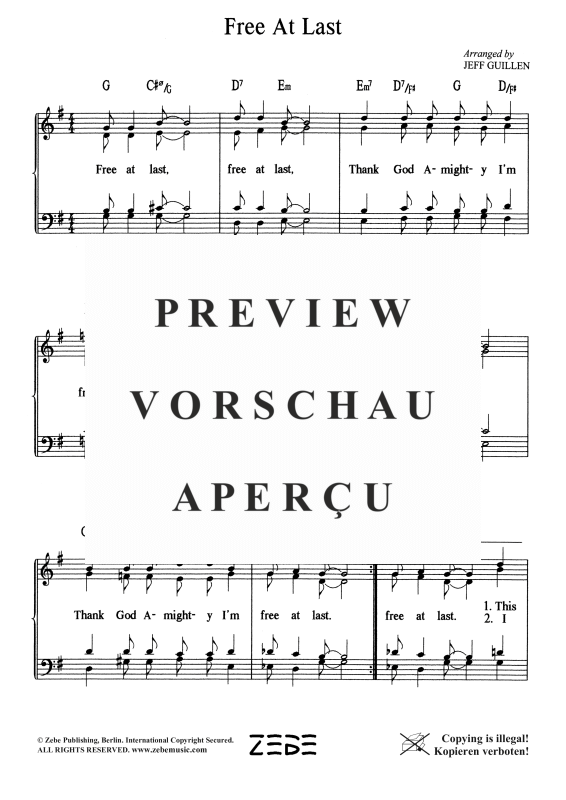 gallery: Free At Last, , Gemischter Chor