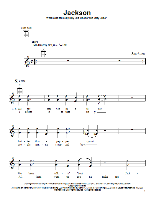 Product gallery: Page 1 of 1 Jackson, Johnny Cash & June Carter