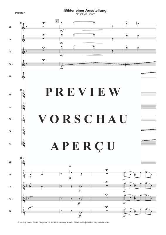 Produktgalerie: Seite 5 von 11 Der Gnom, , Saxophon Quintett