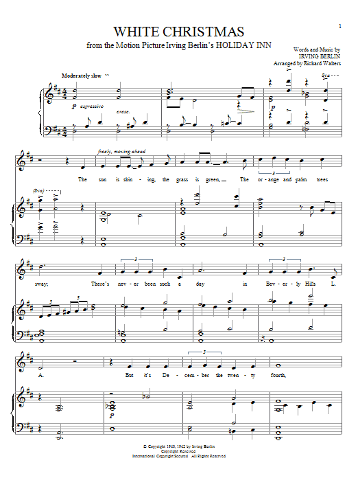 Product gallery: Page 1 of 1 White Christmas, Irving Berlin