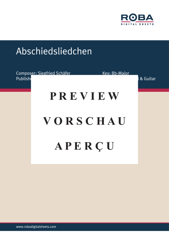 Product gallery: Page 2 of 4 Abschiedsliedchen , , Piano and Voice