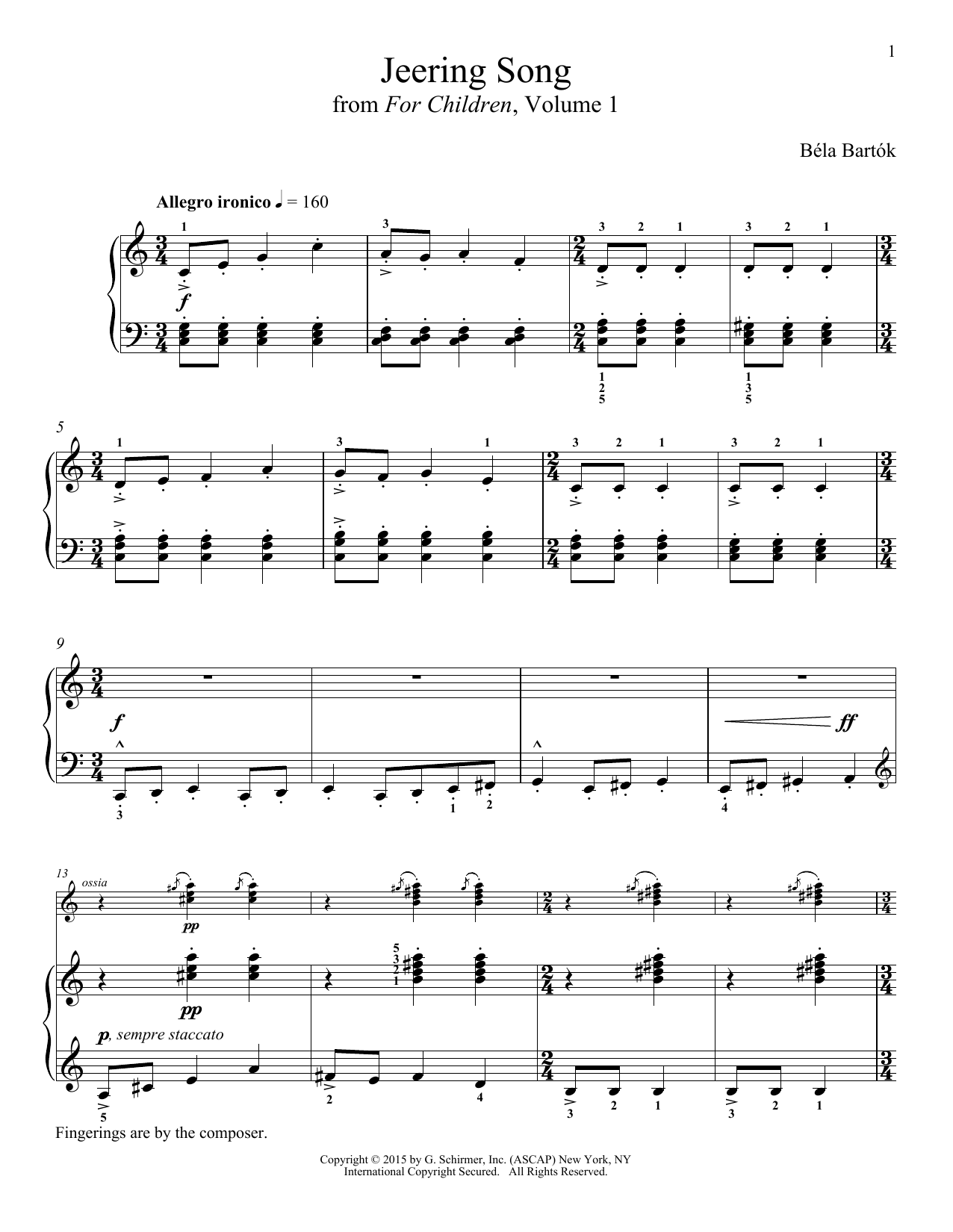 Produktbild zu: Jeering Song