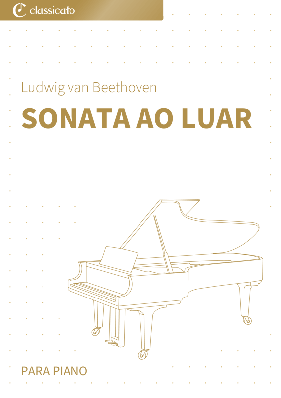 Produktbild zu: Sonata ao Luar - Edição simplificada para iniciantes de piano