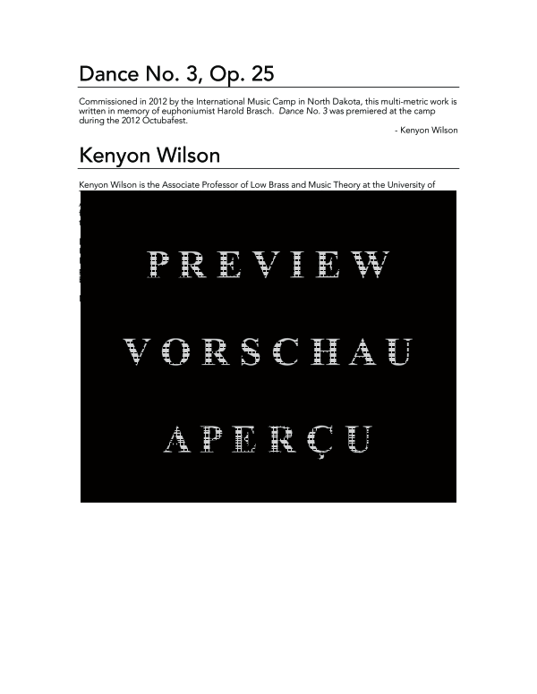gallery: Dance No. 3, , (Tuba Quartett EETT)