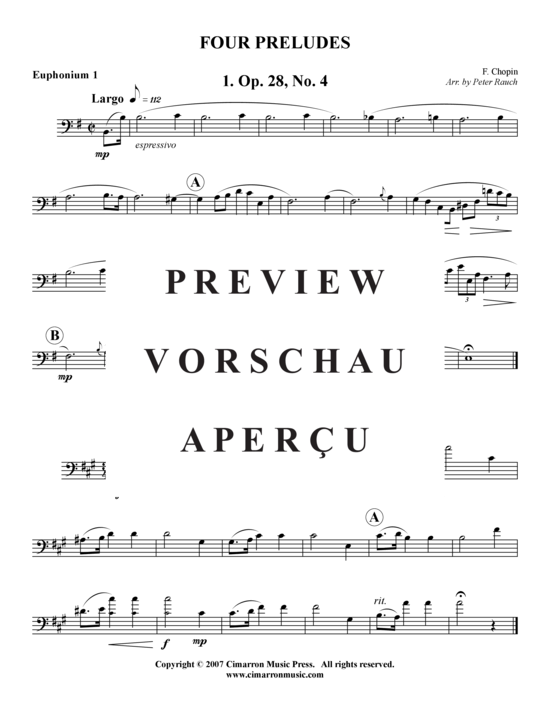 Product gallery: Page 6 of 17 Vier Prelude , , (Tuba Quartet: 2x Baritone, 2xTuba)