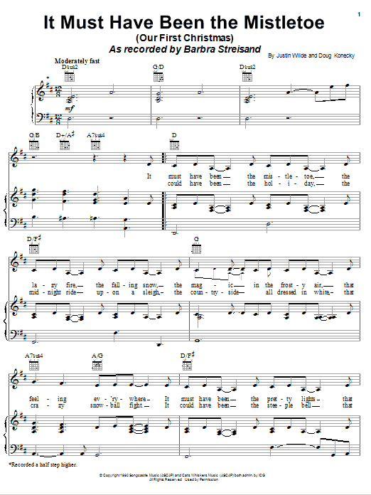 Produktbild zu: It Must Have Been The Mistletoe (Our First Christmas)