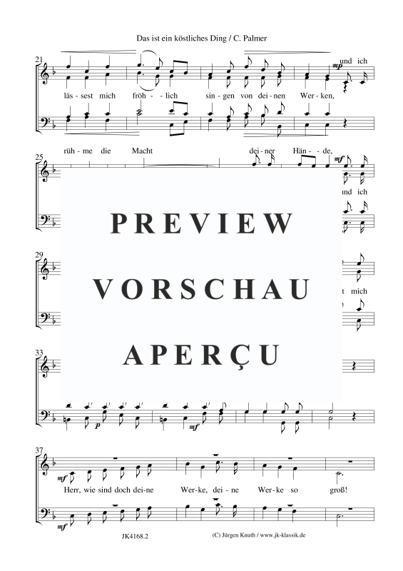 gallery: Das ist ein köstliches Ding, , Gemischter Chor