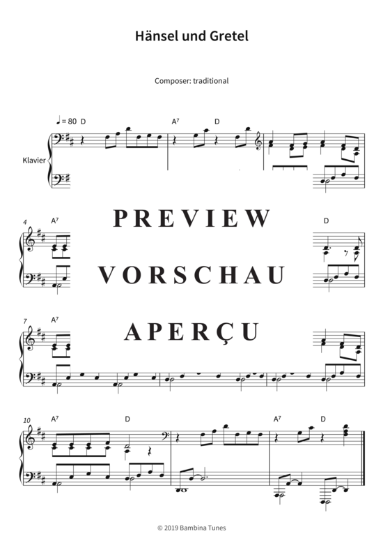 Produktgalerie: Seite 4 von 4 Hänsel und Gretel , , Klavier Solo