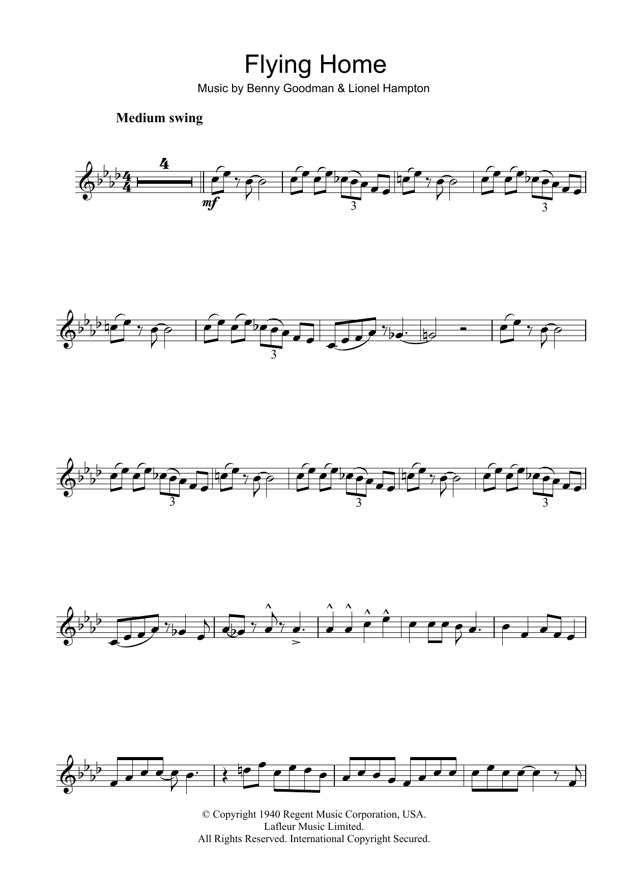 Product gallery: Page 1 of 1 Flying Home, Ella Fitzgerald